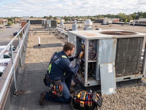 hvac repair rooftop