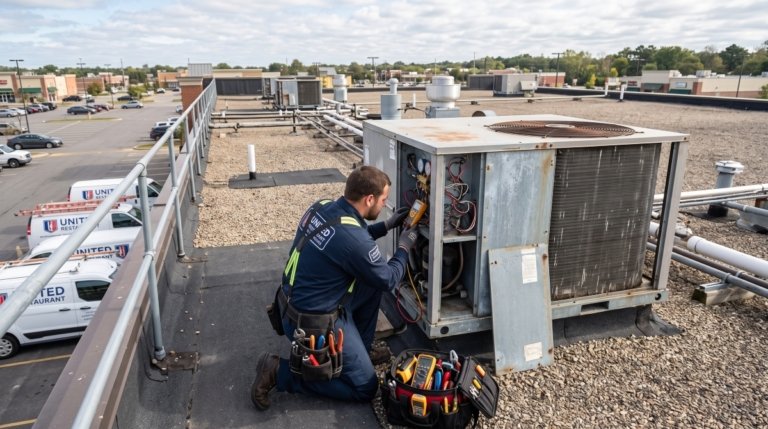 hvac repair rooftop